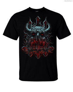 Tričko unisex - Blackdotx - Rest in Hell