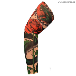 Tattoo Sleeve - Snake in Rose