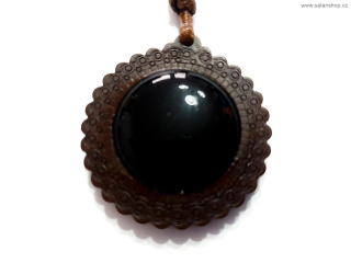 HeLLWood - náhrdelník - Black Onyx