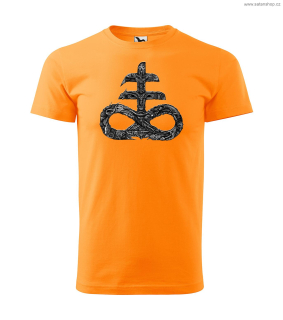 Tričko unisex - Hell and Doom - Jeremy Famir - Orange