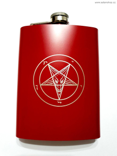 Placatka - Baphomet - Red