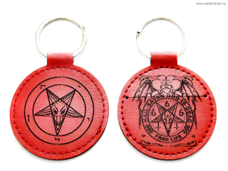 Klíčenka - Baphomet Leather